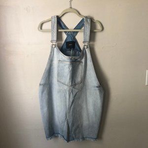 Denim Overall Dress NWT